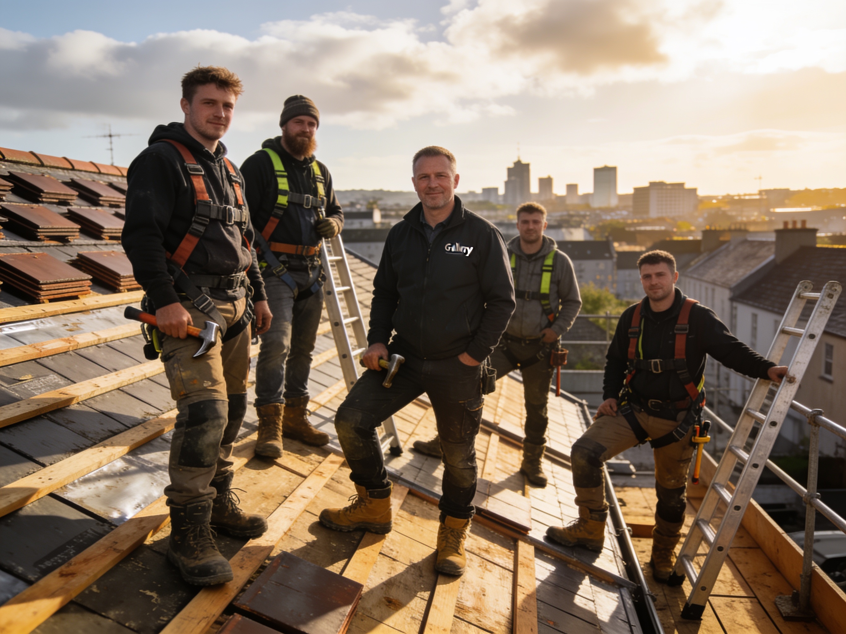 The Galway Roofing team
